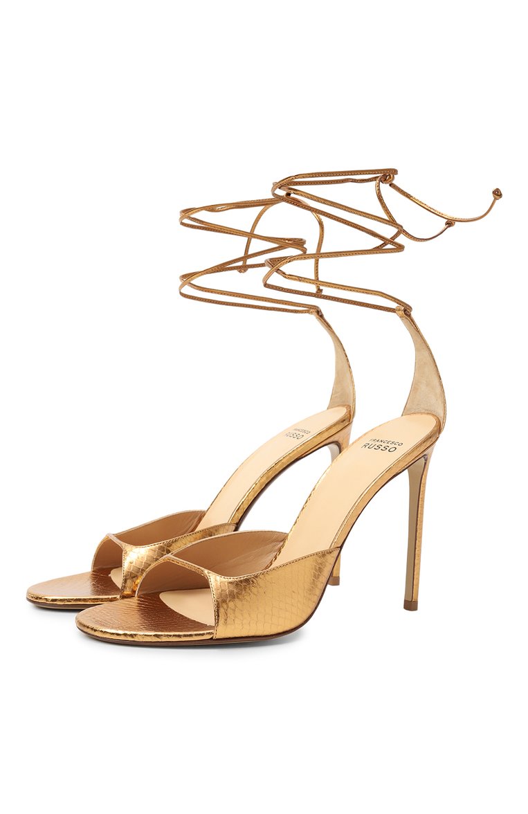 Кожаные босоножки FRANCESCO RUSSO, арт. R1S917/AYERS LAMINATED/307, фото 1