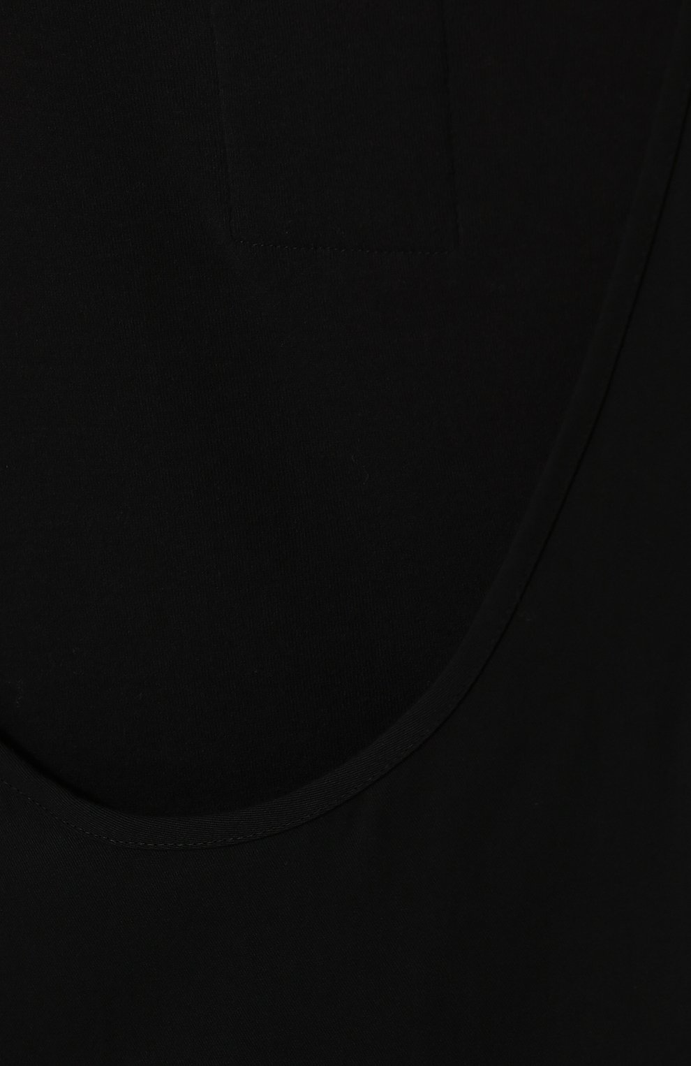 Однотонное хлопковое платье-миди свободного кроя YOHJI YAMAMOTO, арт. NW-D19-816, фото 5
