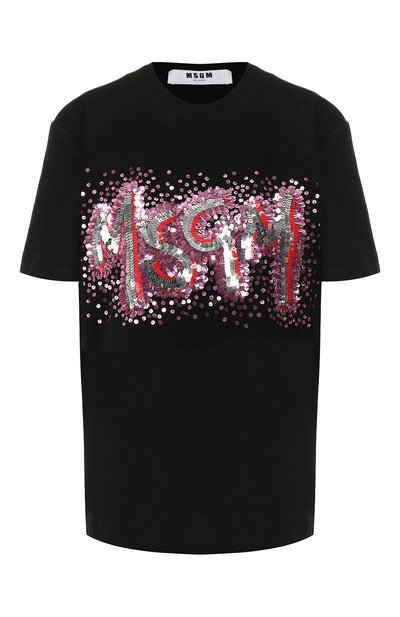 Женская хлопковая футболка MSGM, арт. 2743MDM64 195797