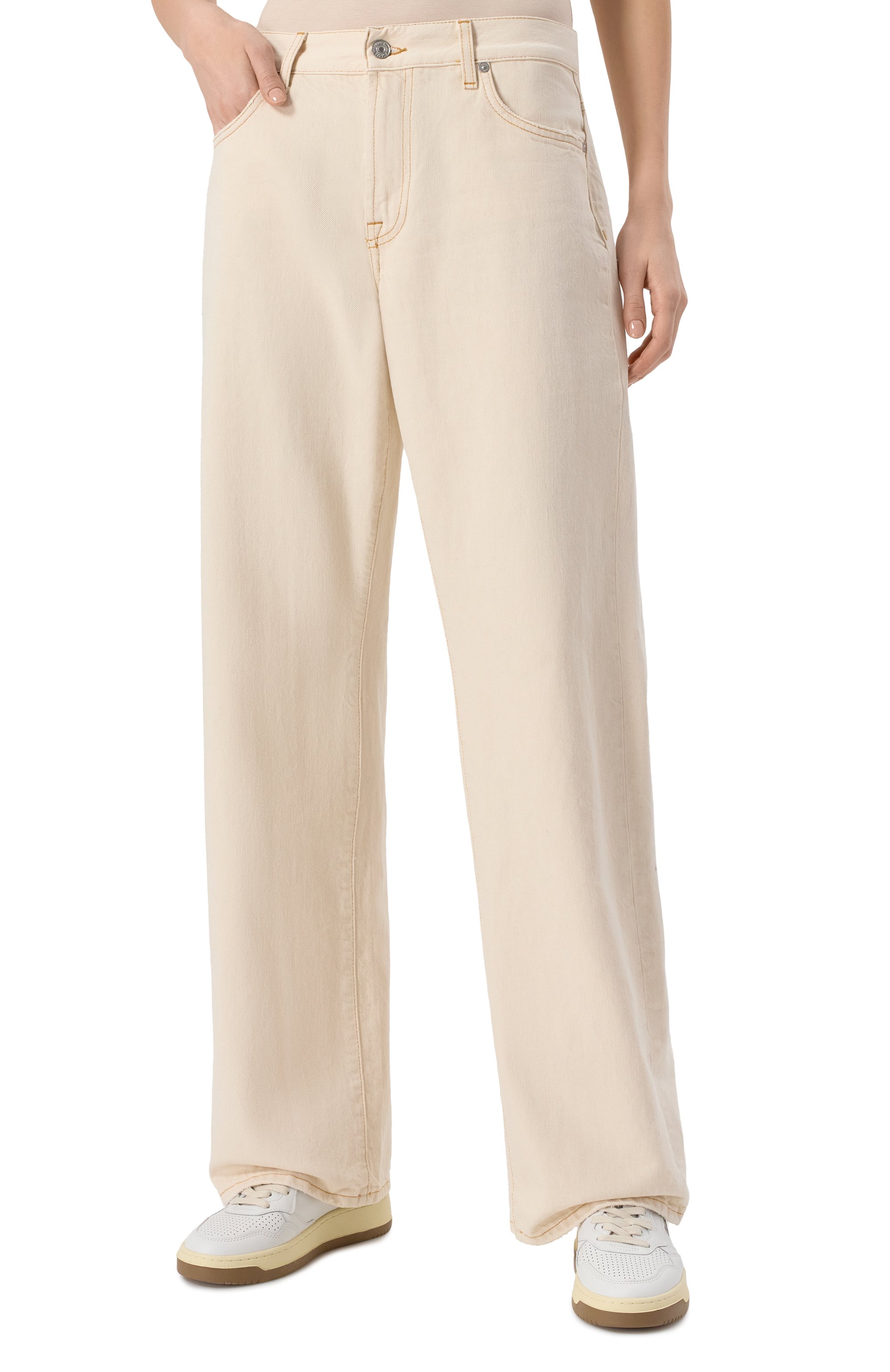 Джинсы mankind solitary star 7 FOR ALL MANKIND кремового цвета по цене 32950 руб., арт. 7N378E33SIY, фото 3 Джинсы mankind solitary star 7 FOR ALL MANKIND, арт. 7N378E33SIY, фото 3