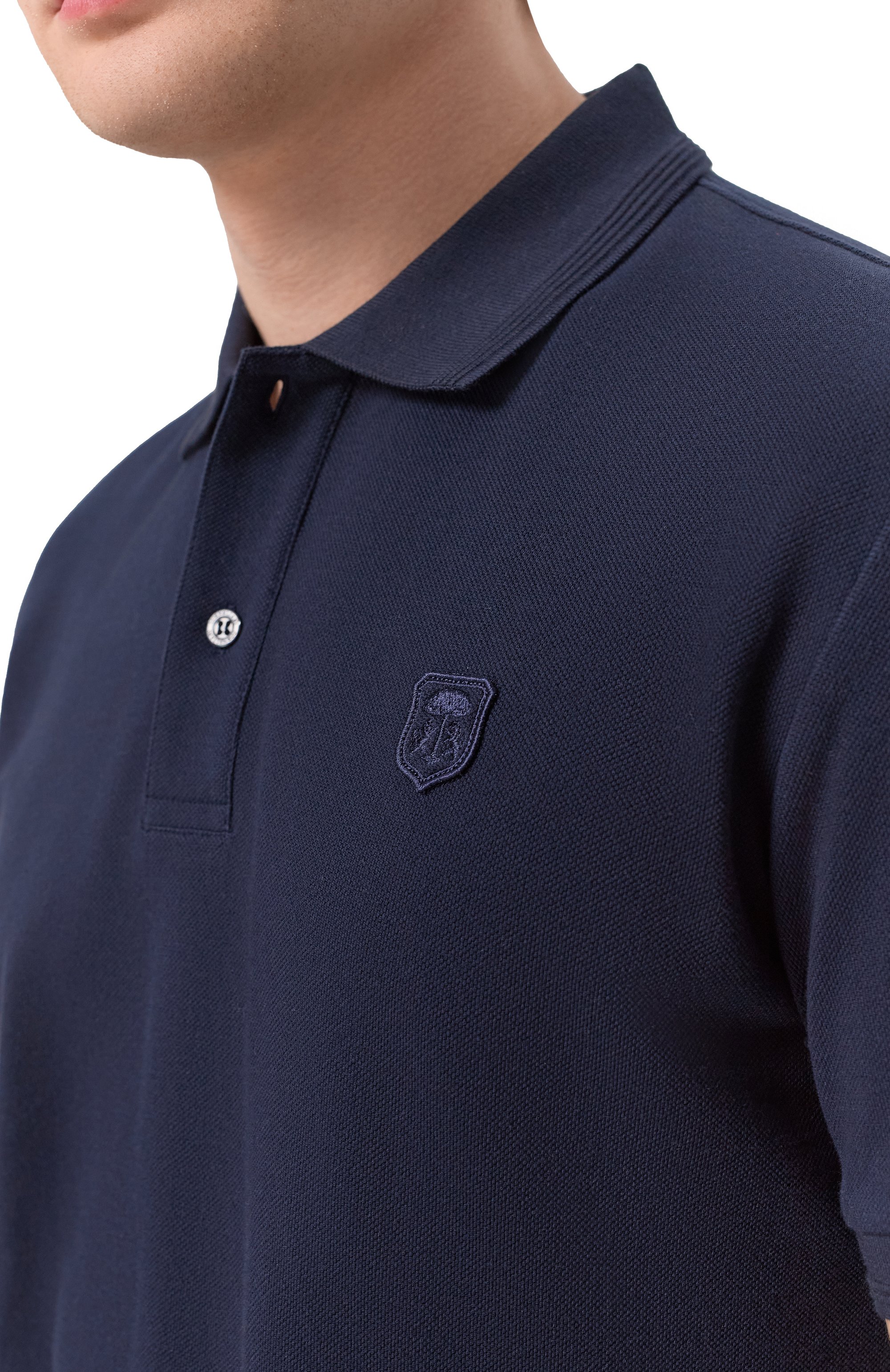 Хлопковое поло CORNELIANI, арт. 27G570/2725045, фото 5