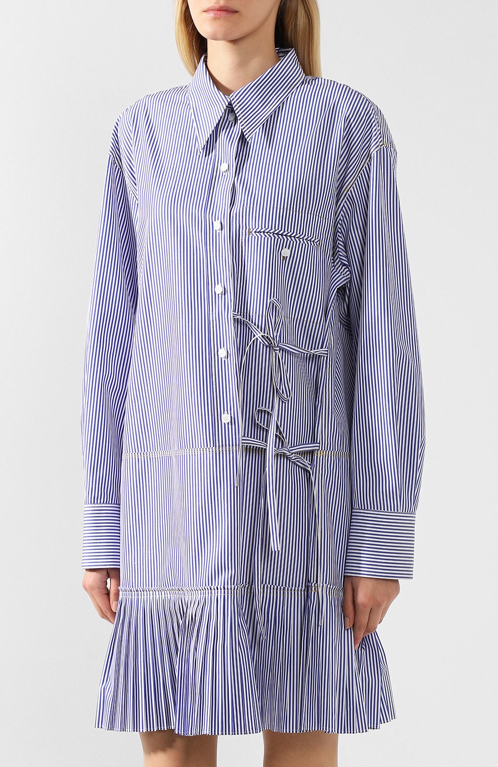 Хлопковое платье CHLOÉ, арт. CHC20SR041045, фото 3