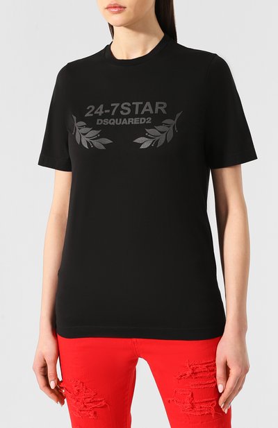 Хлопковая футболка DSQUARED2, арт. S75GC0850/S22427, фото 3