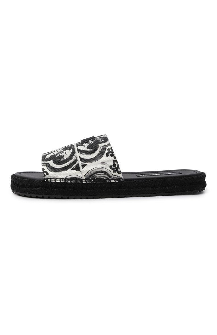 Комбинированные шлепанцы DOLCE & GABBANA, арт. A80544/AJ235, фото 1