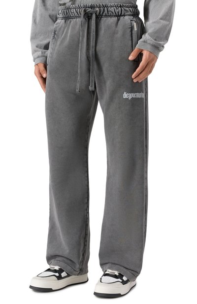 Хлопковые брюки DIEGO VENTURINO темно-серого цвета по цене 38200 руб., арт. DVPNTLDVVP, фото 3 Хлопковые брюки DIEGO VENTURINO, арт. DVPNTLDVVP, фото 3