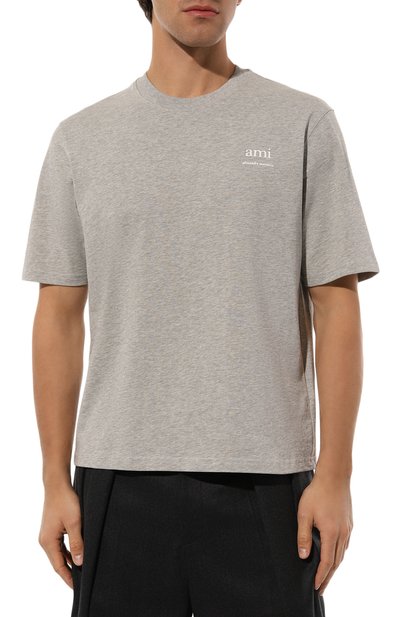 Хлопковая футболка AMI, арт. P24_UT.S024/7260, фото 3