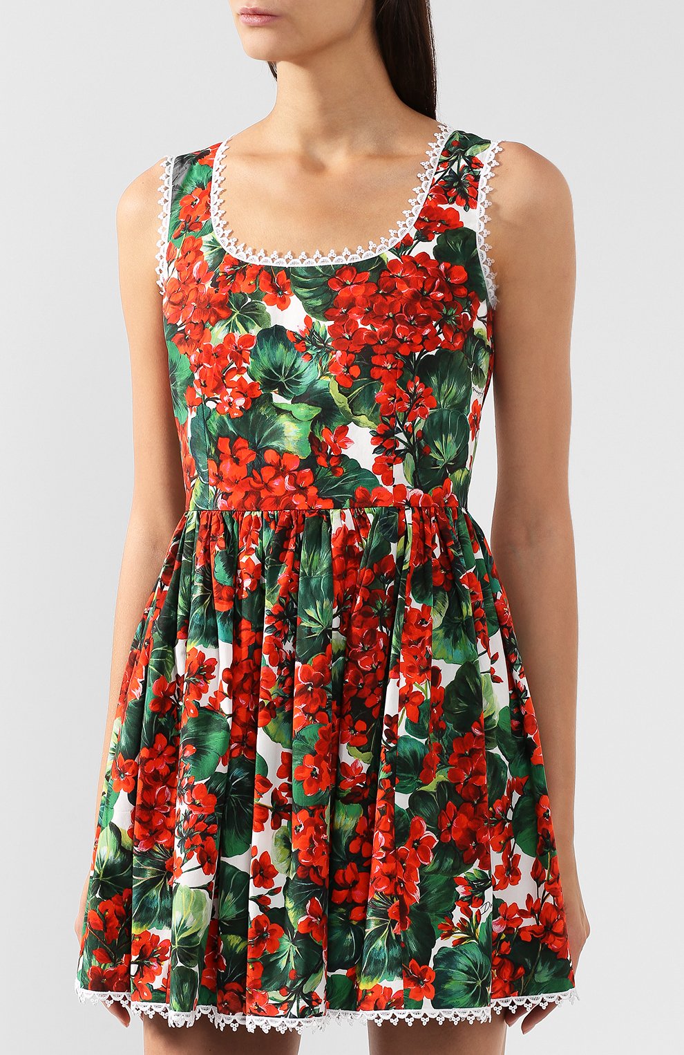 Хлопковое платье DOLCE & GABBANA, арт. F68B1T/HS5CL, фото 3