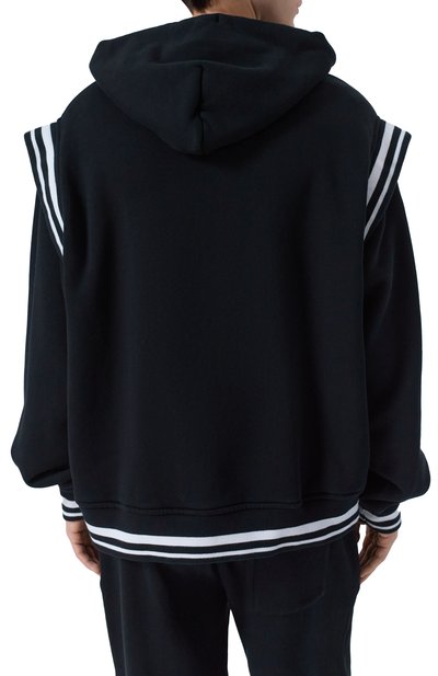 Хлопковая толстовка OFF-WHITE черного цвета по цене 123500 руб., арт. 0MEK003F25FLE001, фото 4 Хлопковая толстовка OFF-WHITE, арт. 0MEK003F25FLE001, фото 4