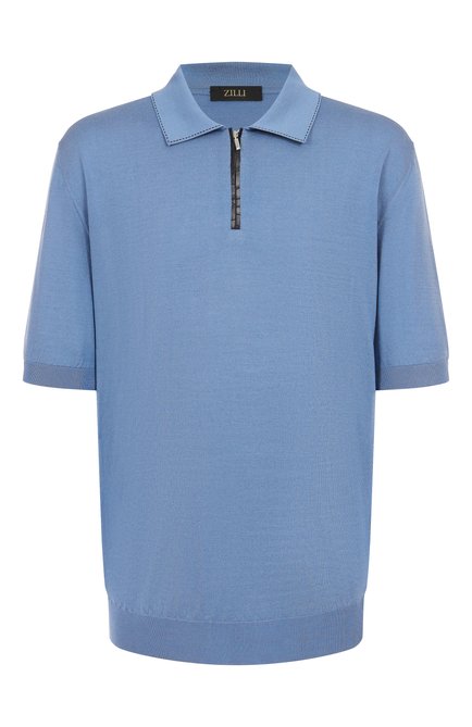 Мужская поло из шелка и хлопка ZILLI, арт. KZP002M0143VRIS00/62-64