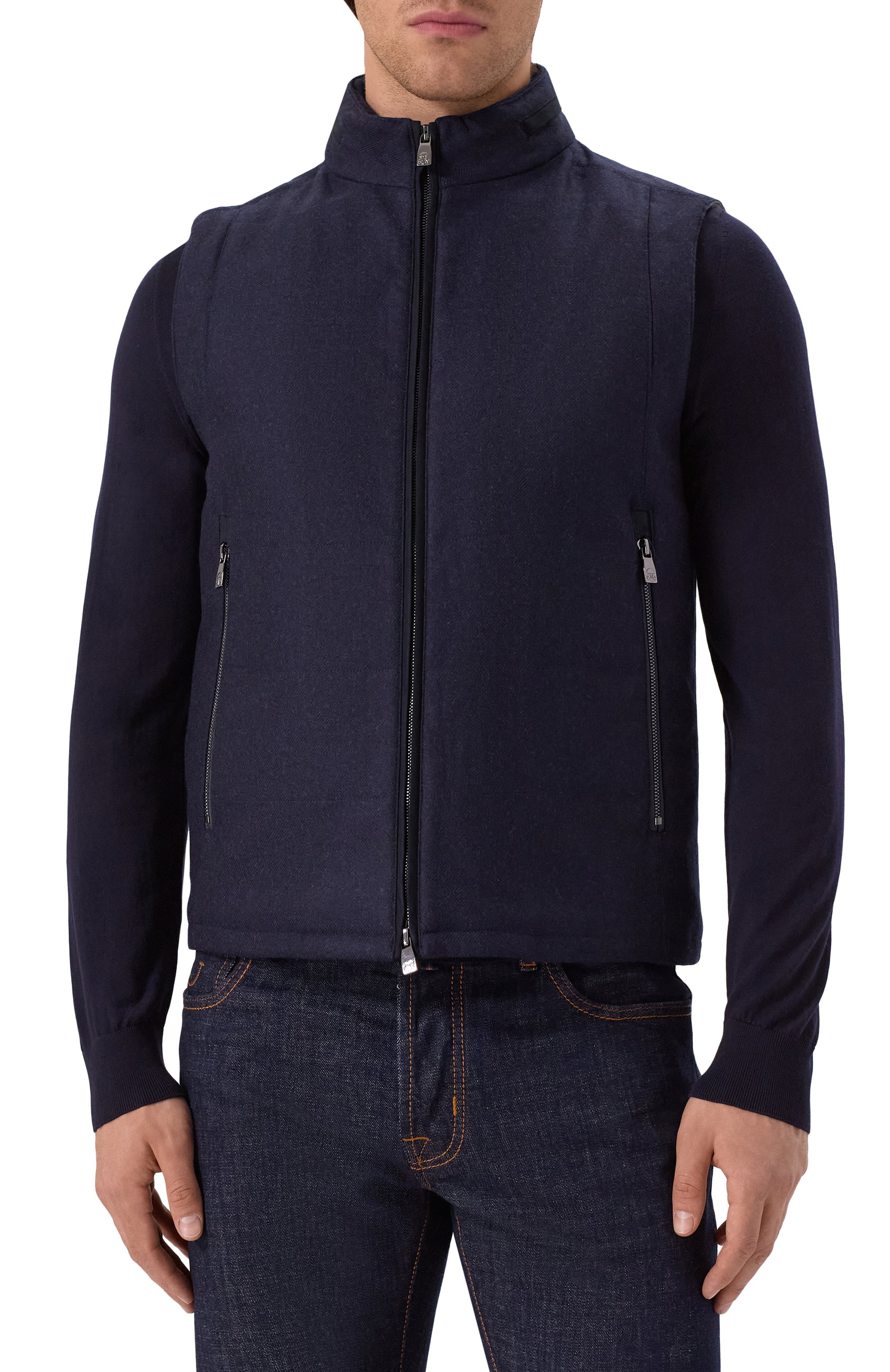 Жилет из шерсти и кашемира CORNELIANI, арт. 26C571-2618267, фото 3