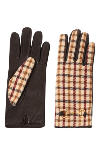 Перчатки GUCCI коричневого цвета по цене 64800 руб., арт. 603635 3SAAG, фото 2 Перчатки GUCCI, арт. 603635 3SAAG, фото 2