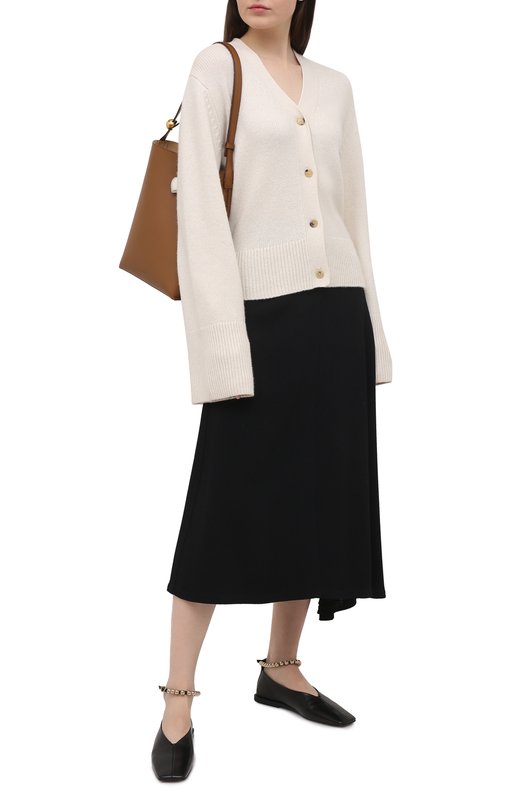 Кожаные балетки Jil Sander JS36061A-13030 Чёрный  JS36061A-13030 Фото 2