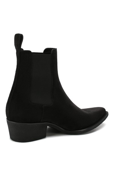 Замшевые казаки AMIRI черного цвета по цене 99500 руб., арт. Y0F20424SU, фото 4 Замшевые казаки AMIRI, арт. Y0F20424SU, фото 4