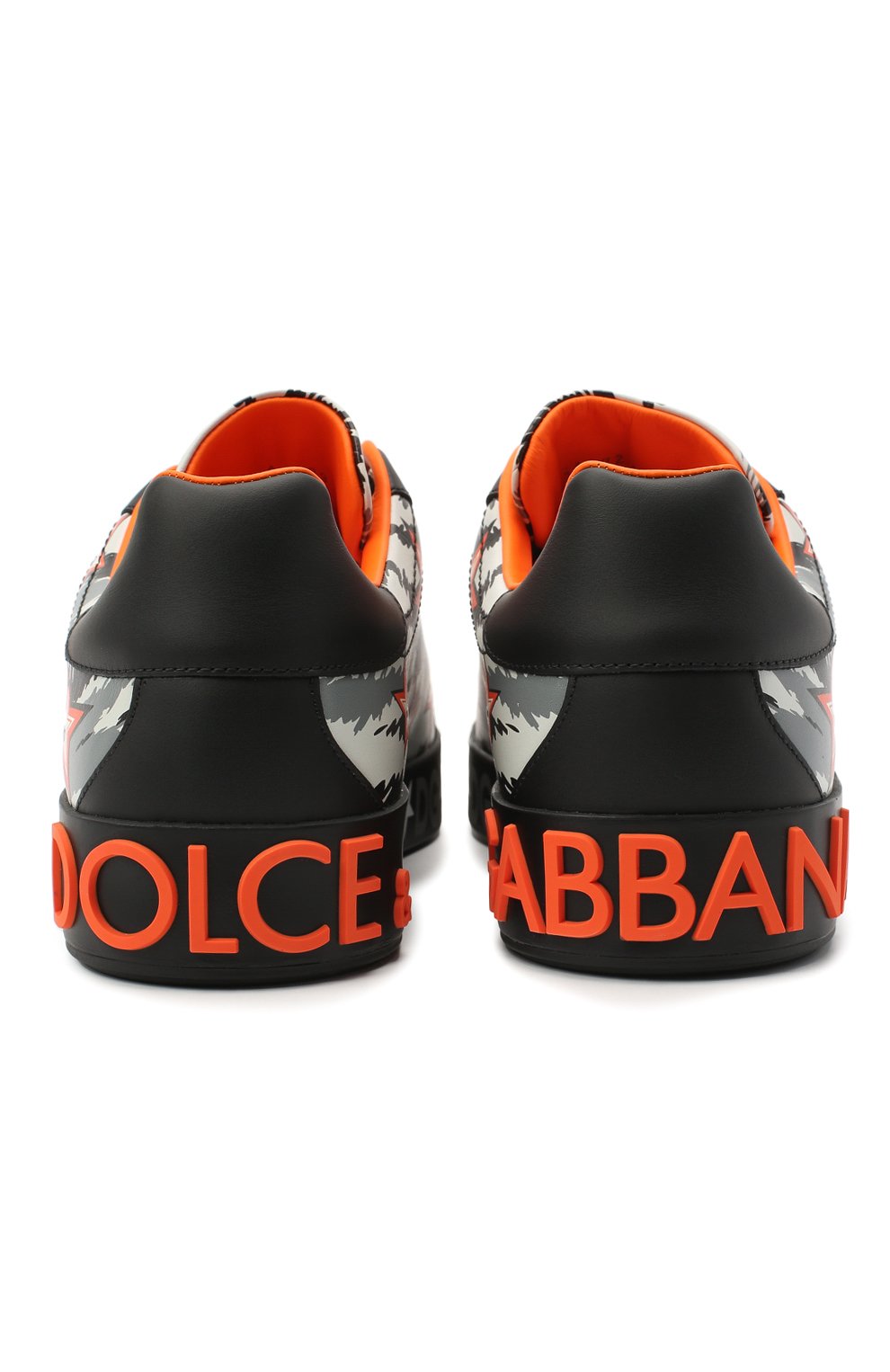 Кожаные кеды portofino DOLCE & GABBANA, арт. CS1772/AX909, фото 6