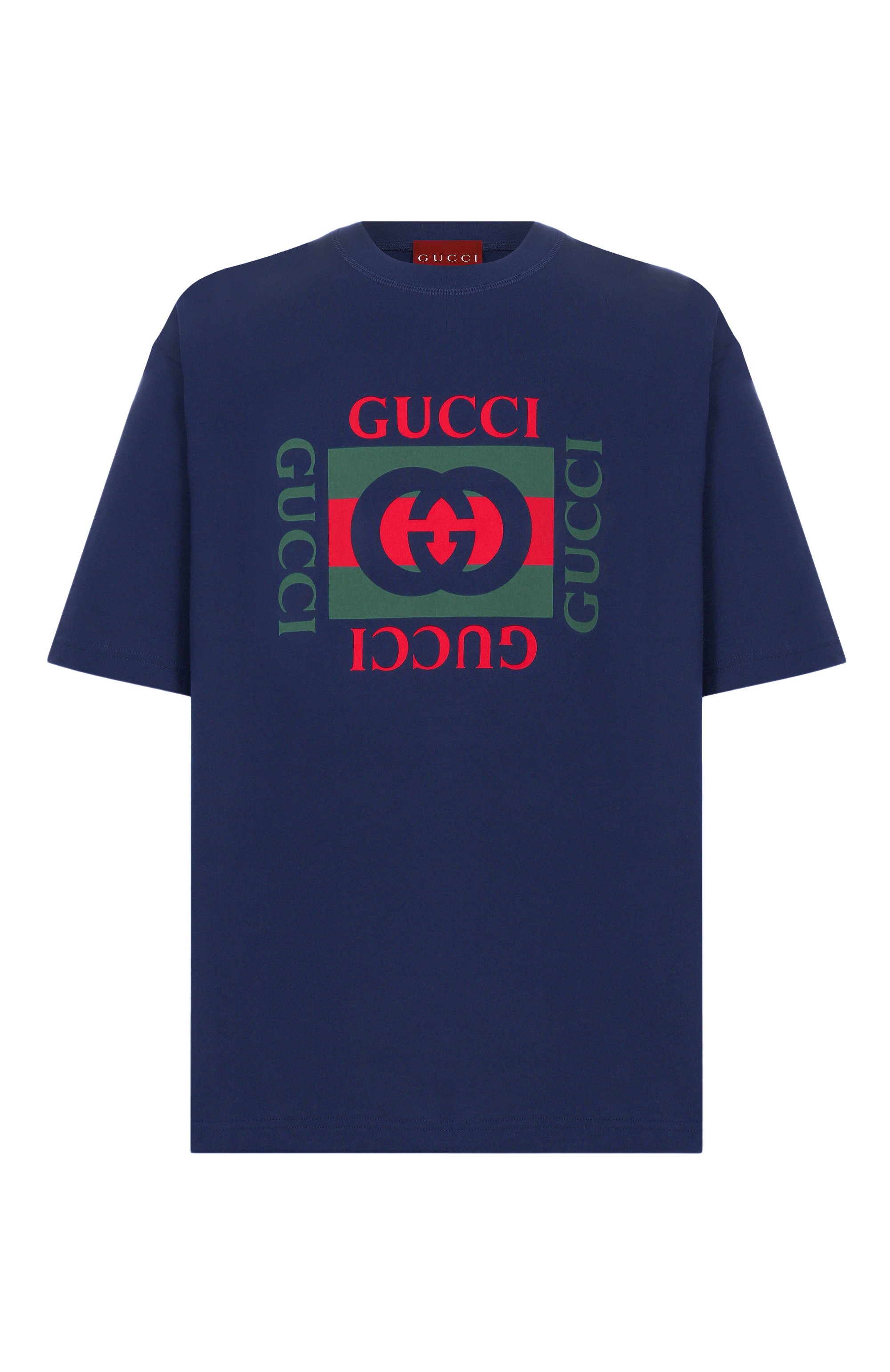 Хлопковая футболка GUCCI, арт. 784361/XJGKA, фото 1