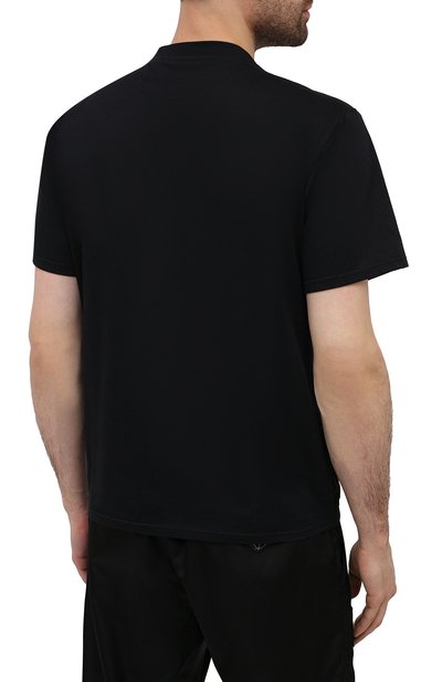 Комбинированная футболка PRADA, арт. UJN722-1YHF-F0806-202, фото 4