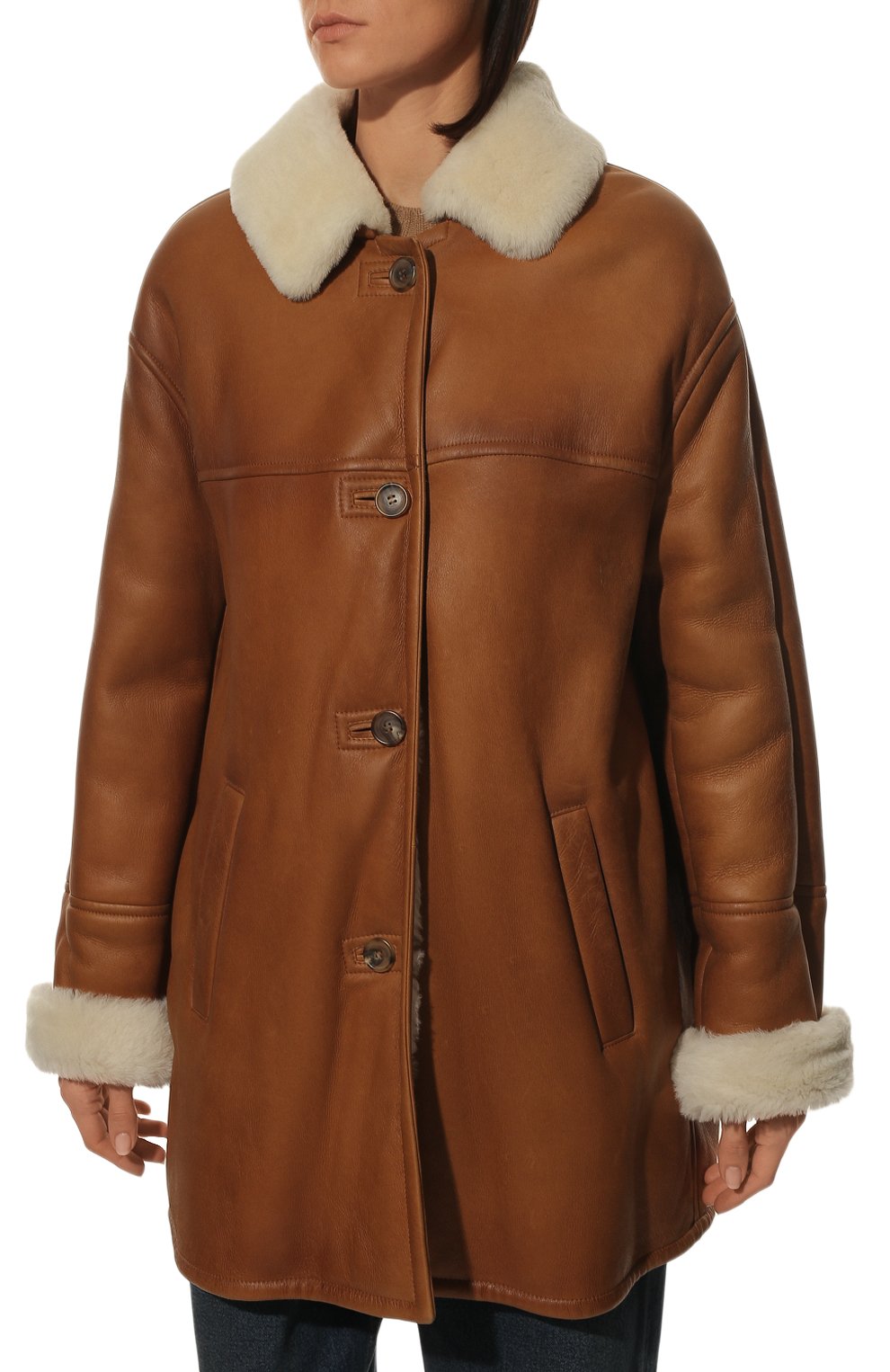 Дубленка из овчины PRADA, арт. 56910-KMT-F0MEI, фото 3