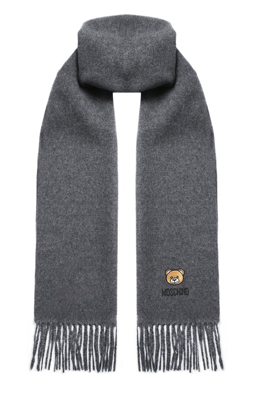 Шерстяной шарф Moschino 50124/M5783 Серый 50124/M5783