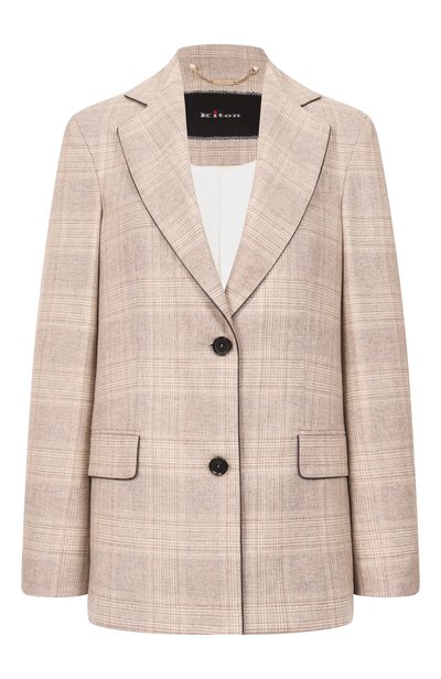 Женский жакет из шерсти и кашемира KITON, арт. D62522K0504I