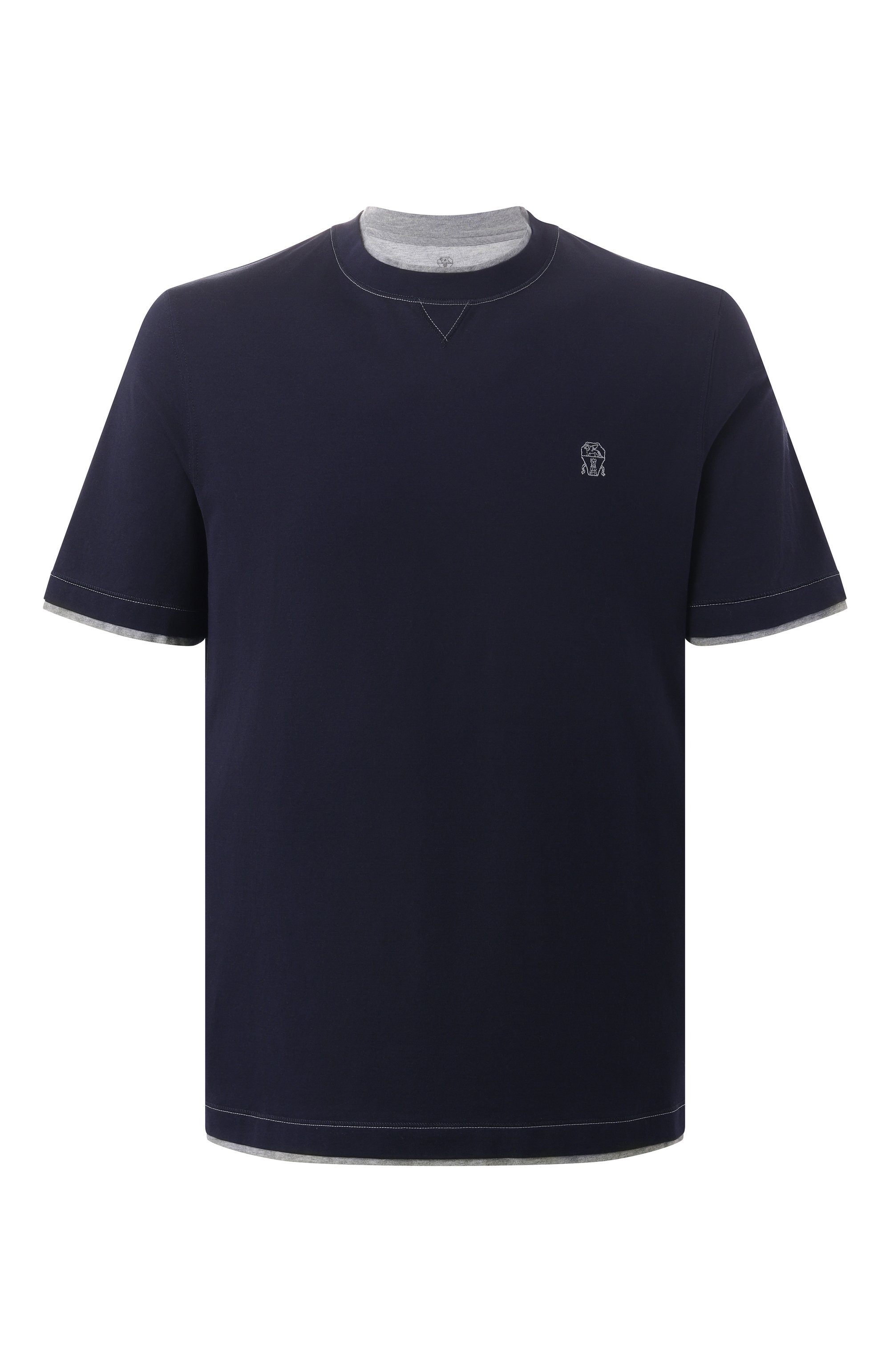 Хлопковая футболка BRUNELLO CUCINELLI, арт. M0B137451G, фото 1