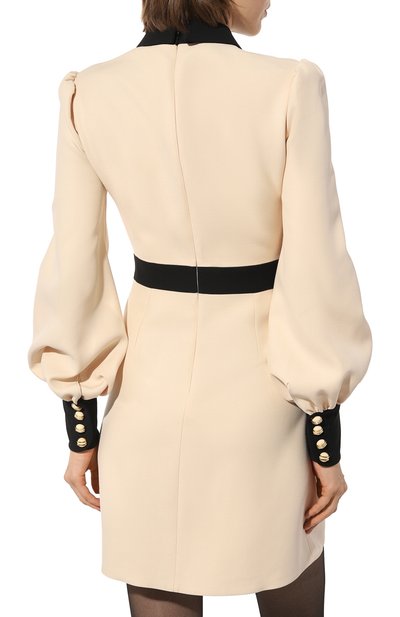 Платье из шерсти и шелка GUCCI, арт. 595257 ZHM88, фото 4