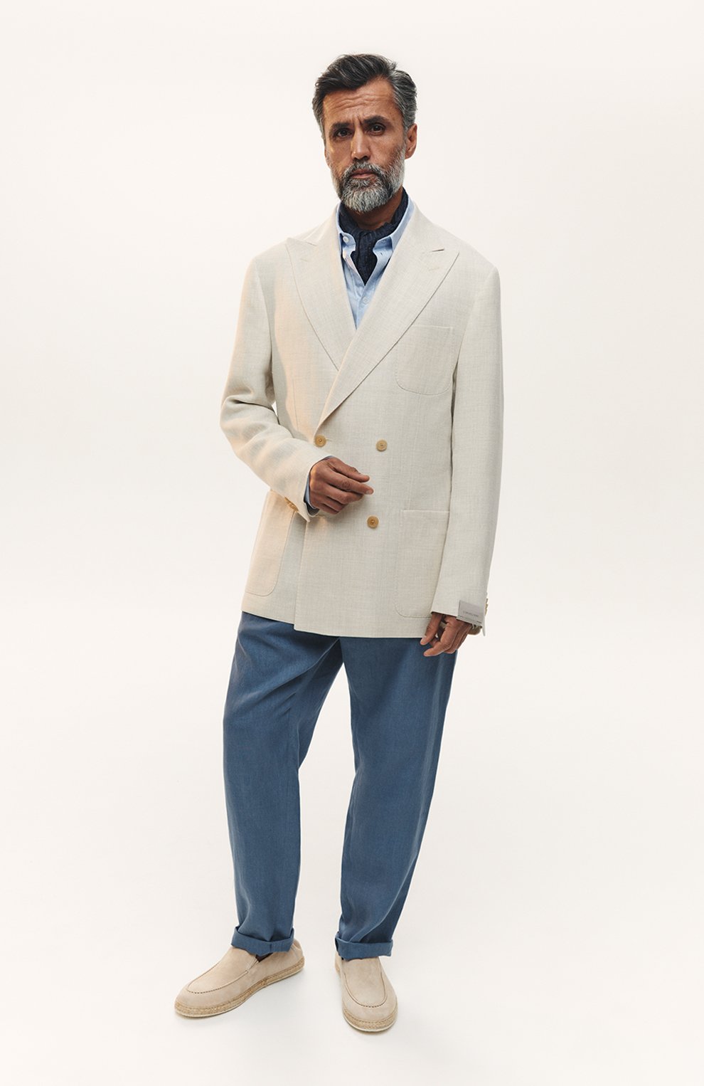 Льняные брюки DOLCE & GABBANA, арт. GVZAET/GG862, фото 6