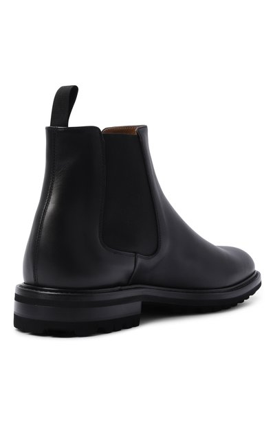 Кожаные челси KITON черного цвета по цене 158000 руб., арт. USSA463N01493, фото 4 Кожаные челси KITON, арт. USSA463N01493, фото 4