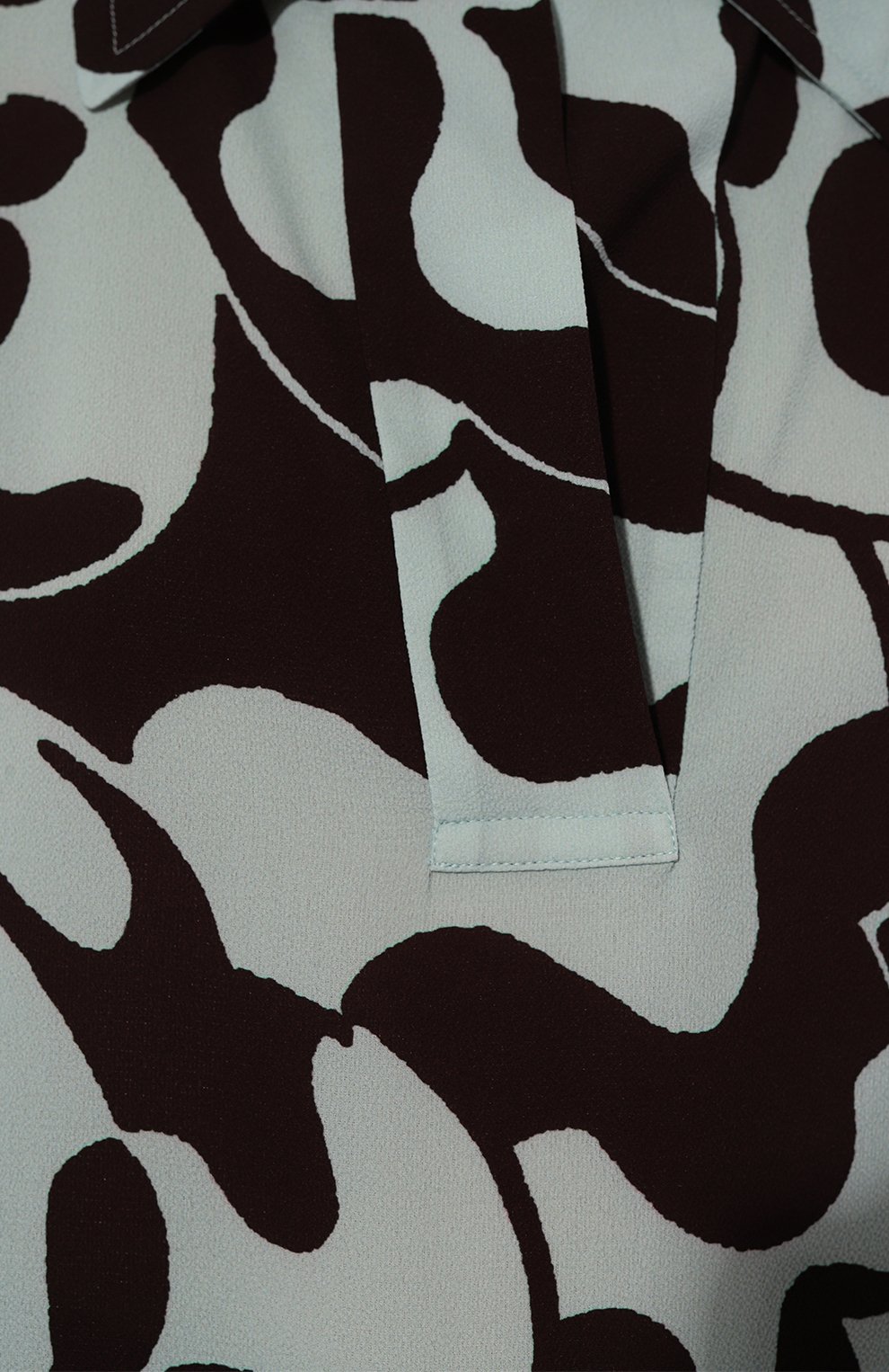 Блузка DRIES VAN NOTEN светло-зеленого цвета по цене 68900 руб., арт. 010731-8010, фото 5 Блузка DRIES VAN NOTEN, арт. 010731-8010, фото 5