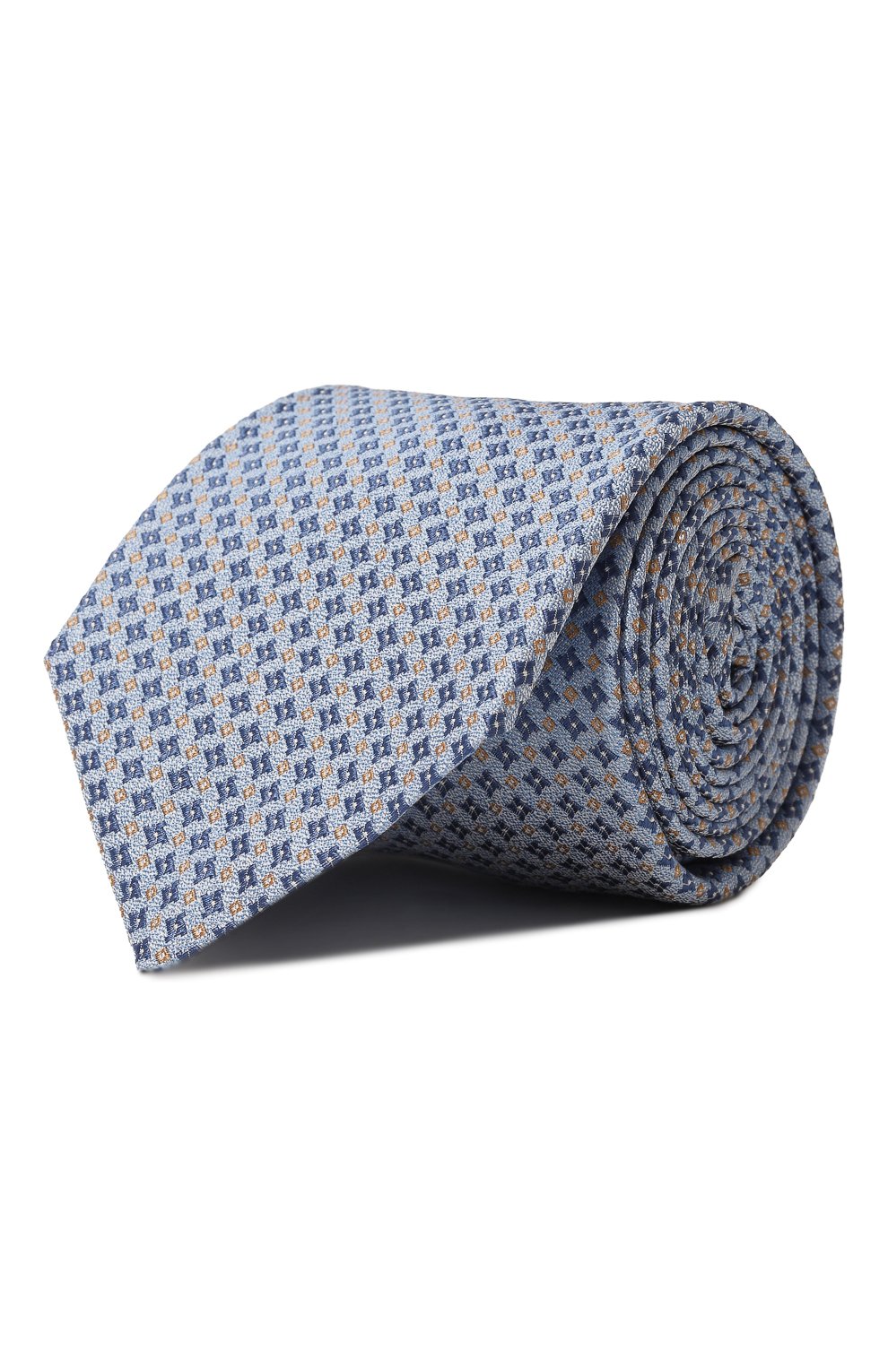 Шелковый галстук KITON голубого цвета по цене 31900 руб., арт. UCRVKLC02I54, фото 1 Шелковый галстук KITON, арт. UCRVKLC02I54, фото 1