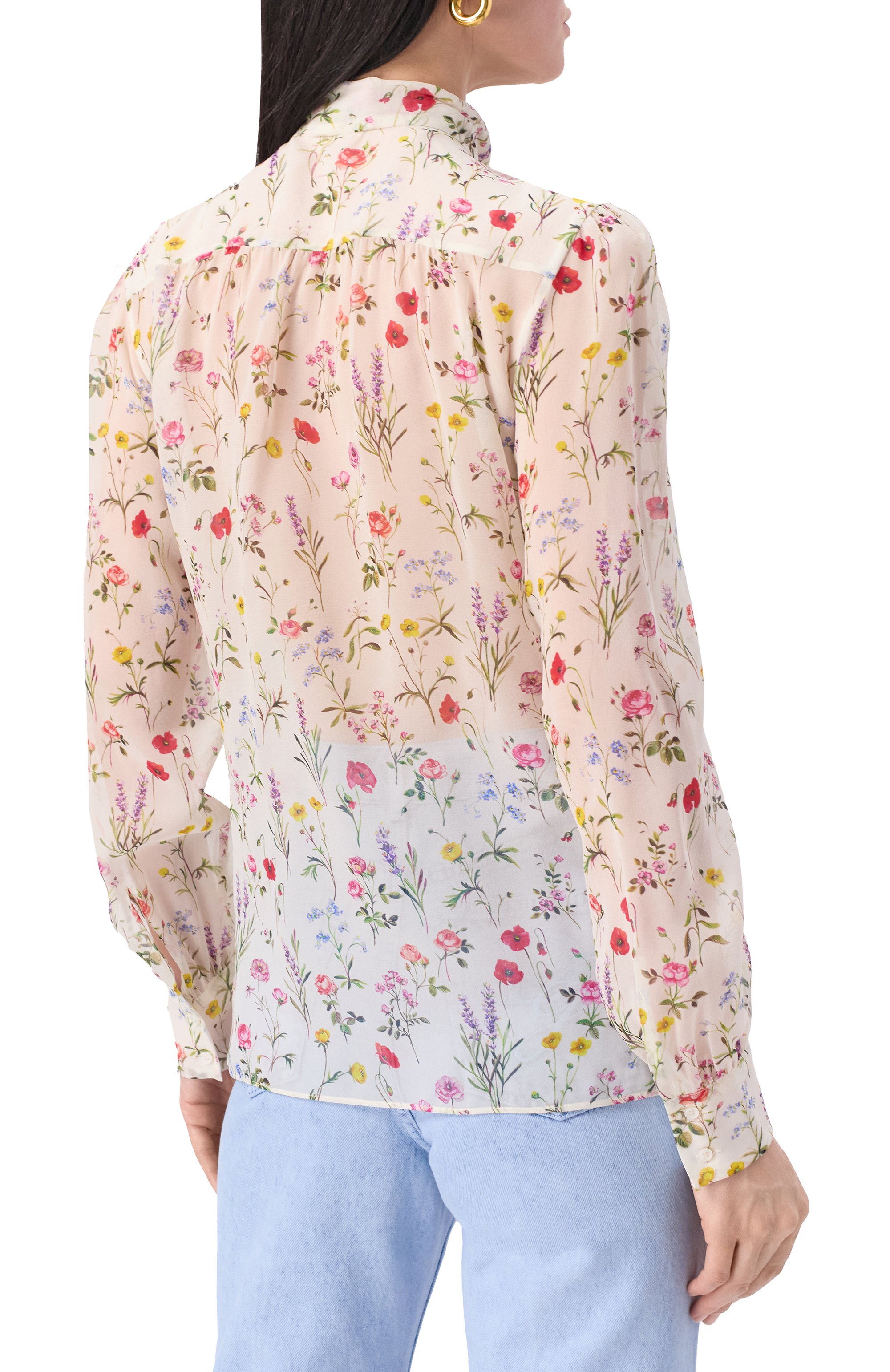 Шелковая блузка GIAMBATTISTA VALLI, арт. 25SSPVCA1212-39PRI, фото 4