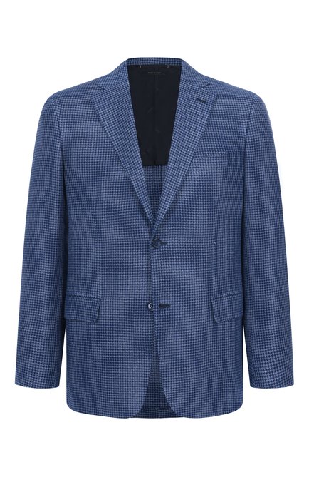 Мужской пиджак изо льна и шерсти BRIONI, арт. RG0D13/P8111
