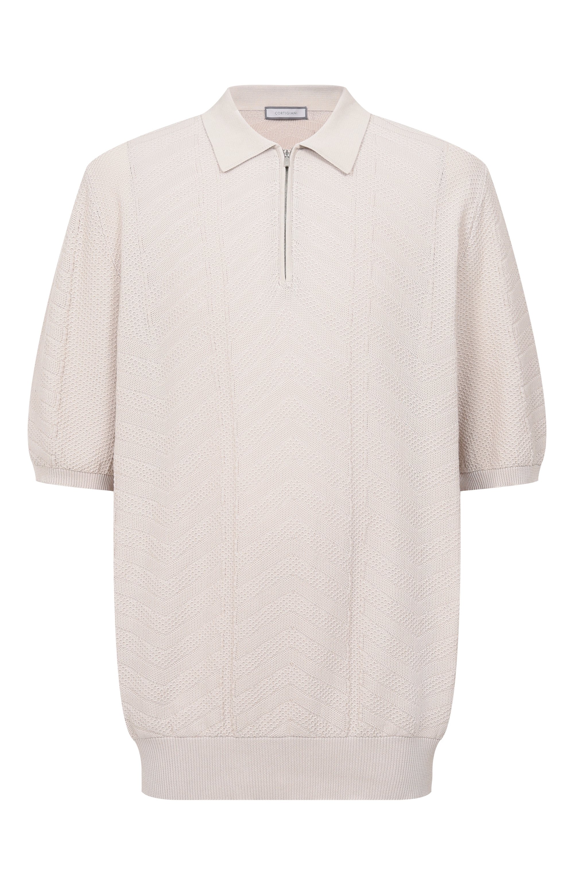 Хлопковое поло CORTIGIANI, арт. 4AS127, фото 1