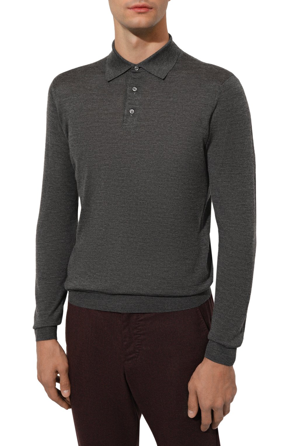 Поло из кашемира и шелка FEDELI, арт. 7UI07091, фото 3