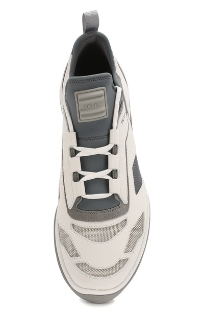 Комбинированные кроссовки PRADA, арт. 4E3515-DEP-F0FZB, фото 5