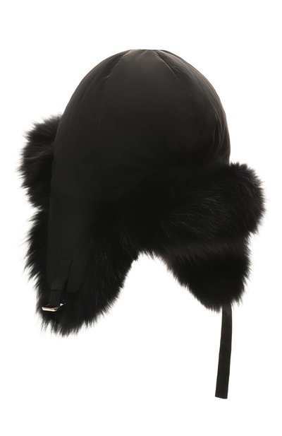 Пуховая шапка-ушанка YVES SALOMON ENFANT, арт. 25WEA906XXD0TM, фото 2