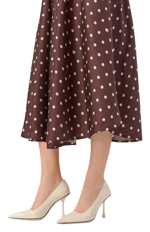 Кожаные туфли Ixia 95 Jimmy Choo IXIA95PAT Кремовый  IXIA95PAT Фото 2