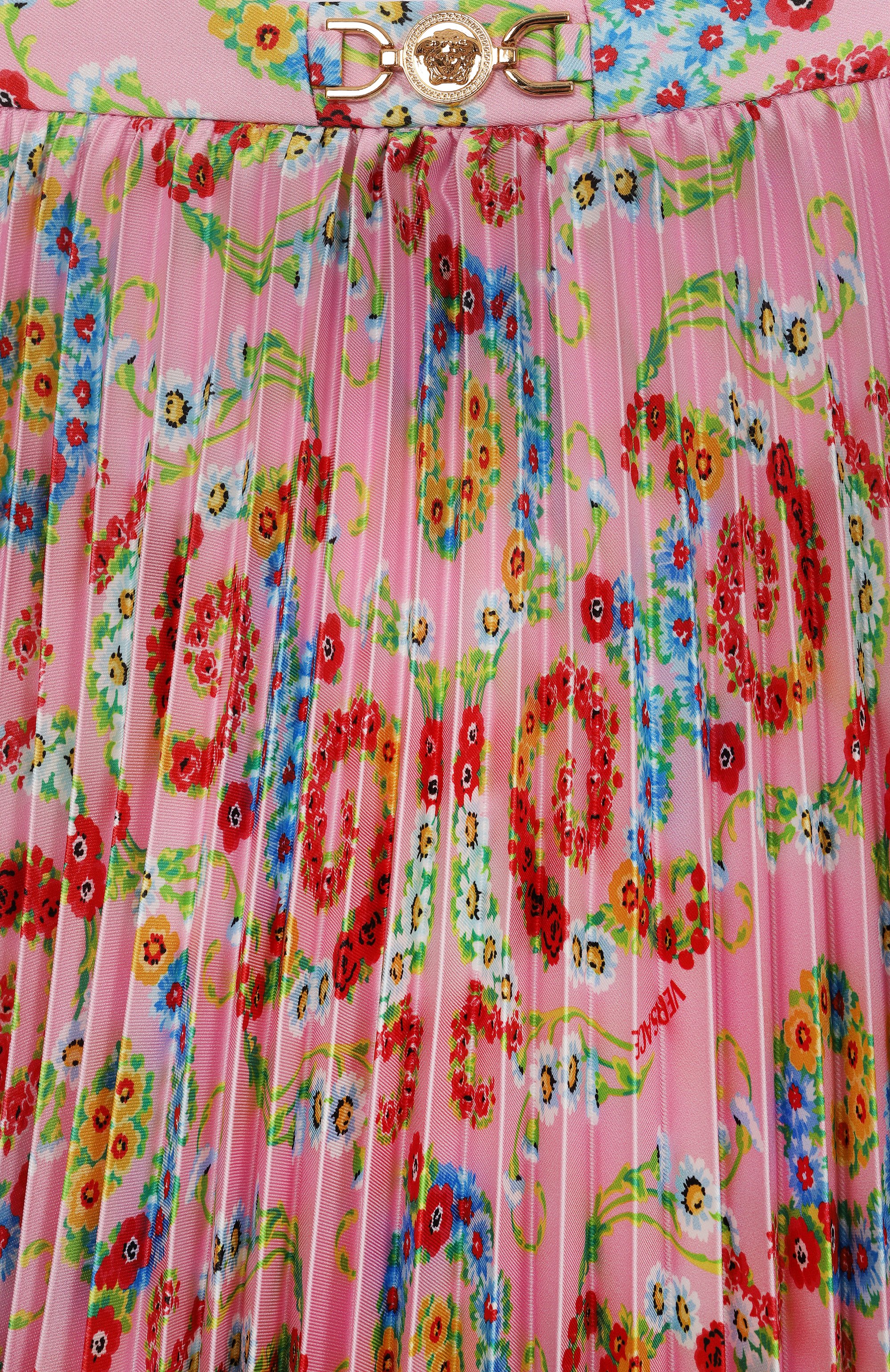 Плиссированная юбка VERSACE, арт. 1018115/1A13039, фото 3