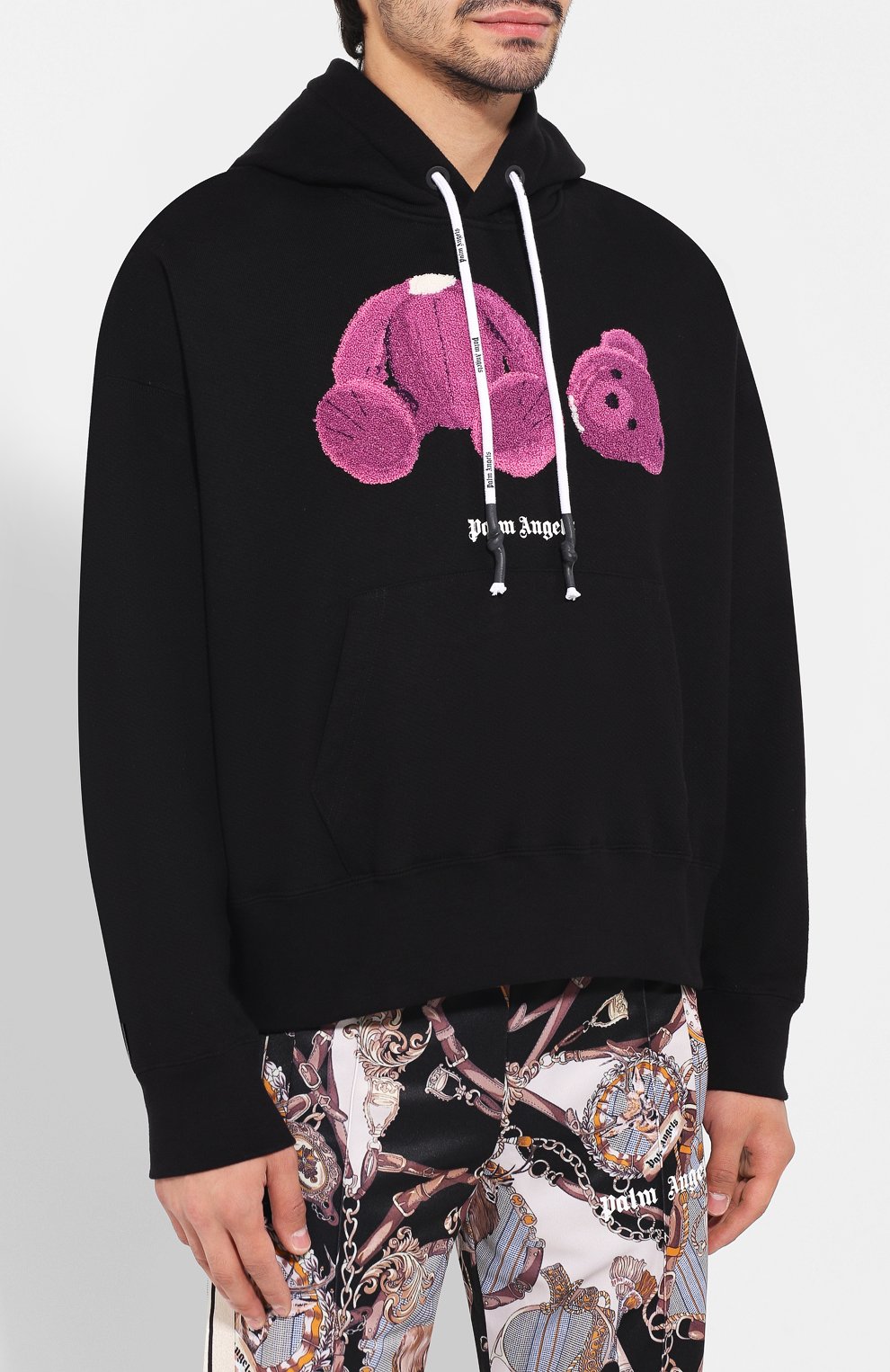 Хлопковое худи PALM ANGELS, арт. PMBB058F196310031028, фото 3
