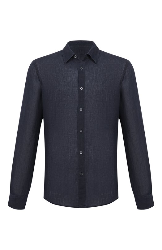 Льняная рубашка 120% Lino 33ALIM1PKA/0115/000 Синий 33ALIM1PKA/0115/000