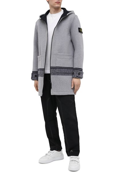 Шерстяное пальто STONE ISLAND, арт. 731571252, фото 2