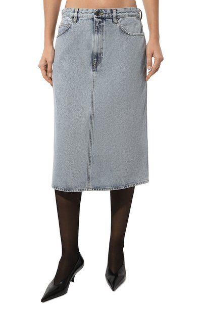 Джинсовая юбка TOTEME, арт. 243-WRB0193-FB0045, фото 3