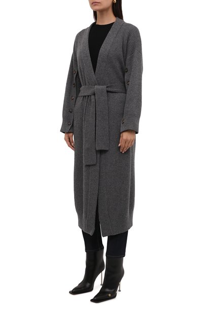 Кашемировый кардиган BRUNELLO CUCINELLI темно-серого цвета по цене 589000 руб., арт. M12714716, фото 3 Кашемировый кардиган BRUNELLO CUCINELLI, арт. M12714716, фото 3