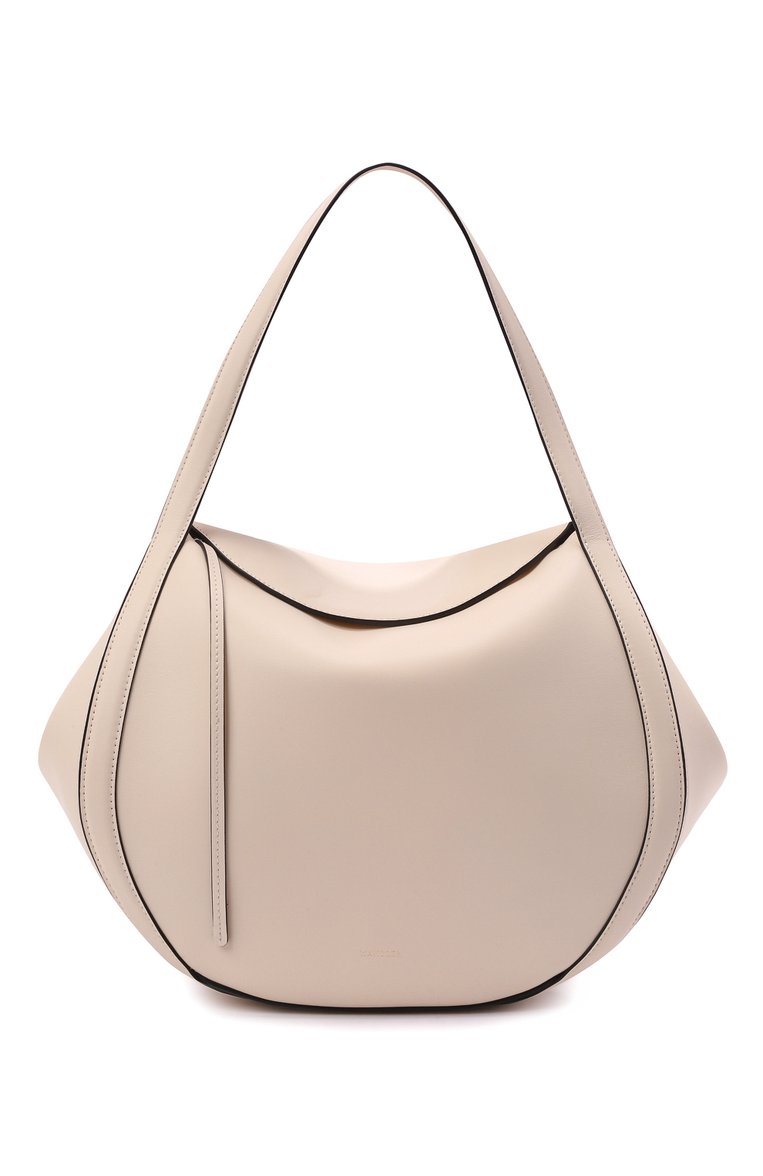 Женская сумка lin medium WANDLER белого цвета, арт. LIN BAG | Фото 1 (Материал: Натуральная кожа; Сумки-технические: Сумки top-handle; Размер: medium)