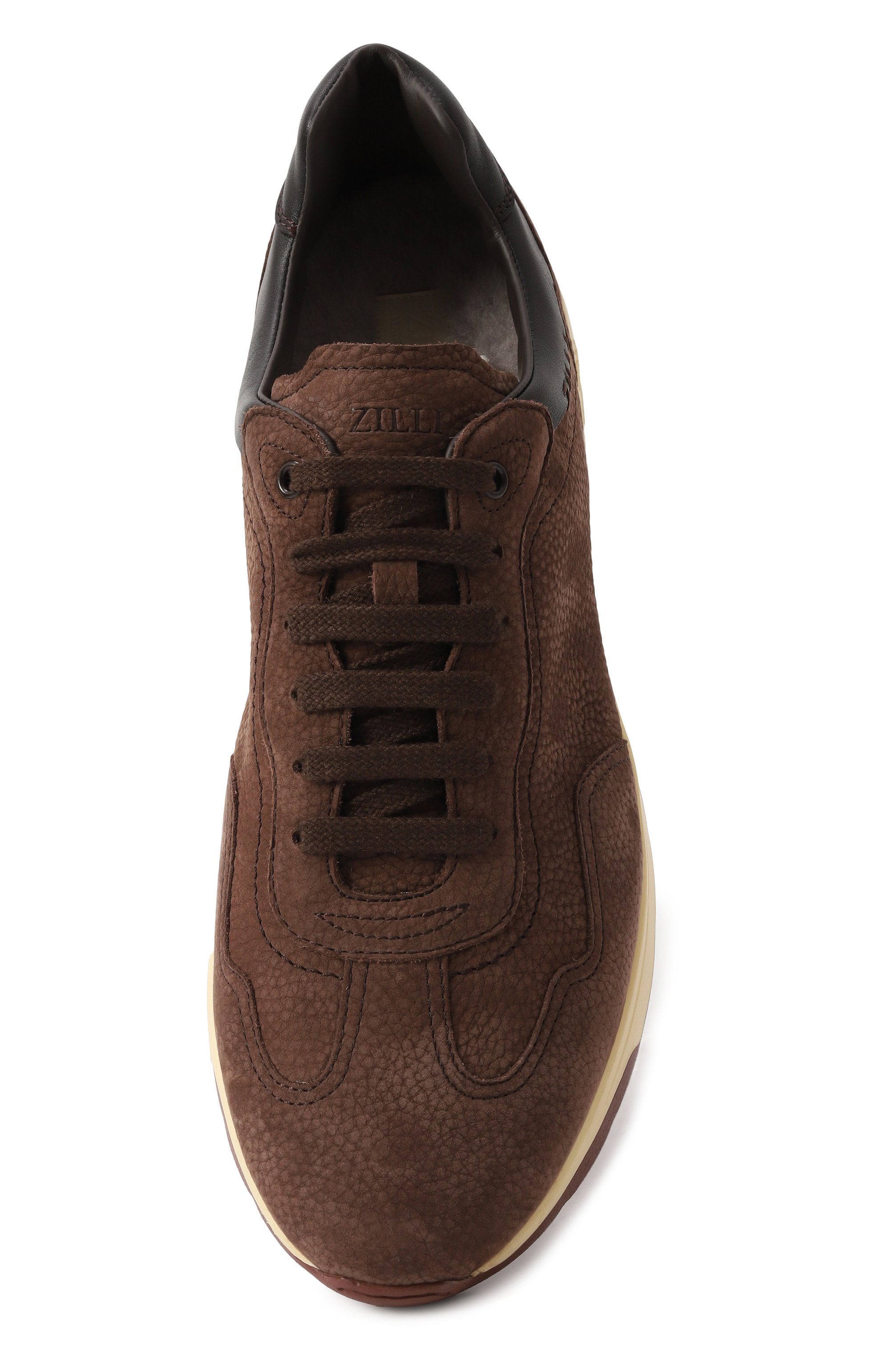 Кроссовки из нубука ZILLI, арт. H0156AM1072VZEV03, фото 6