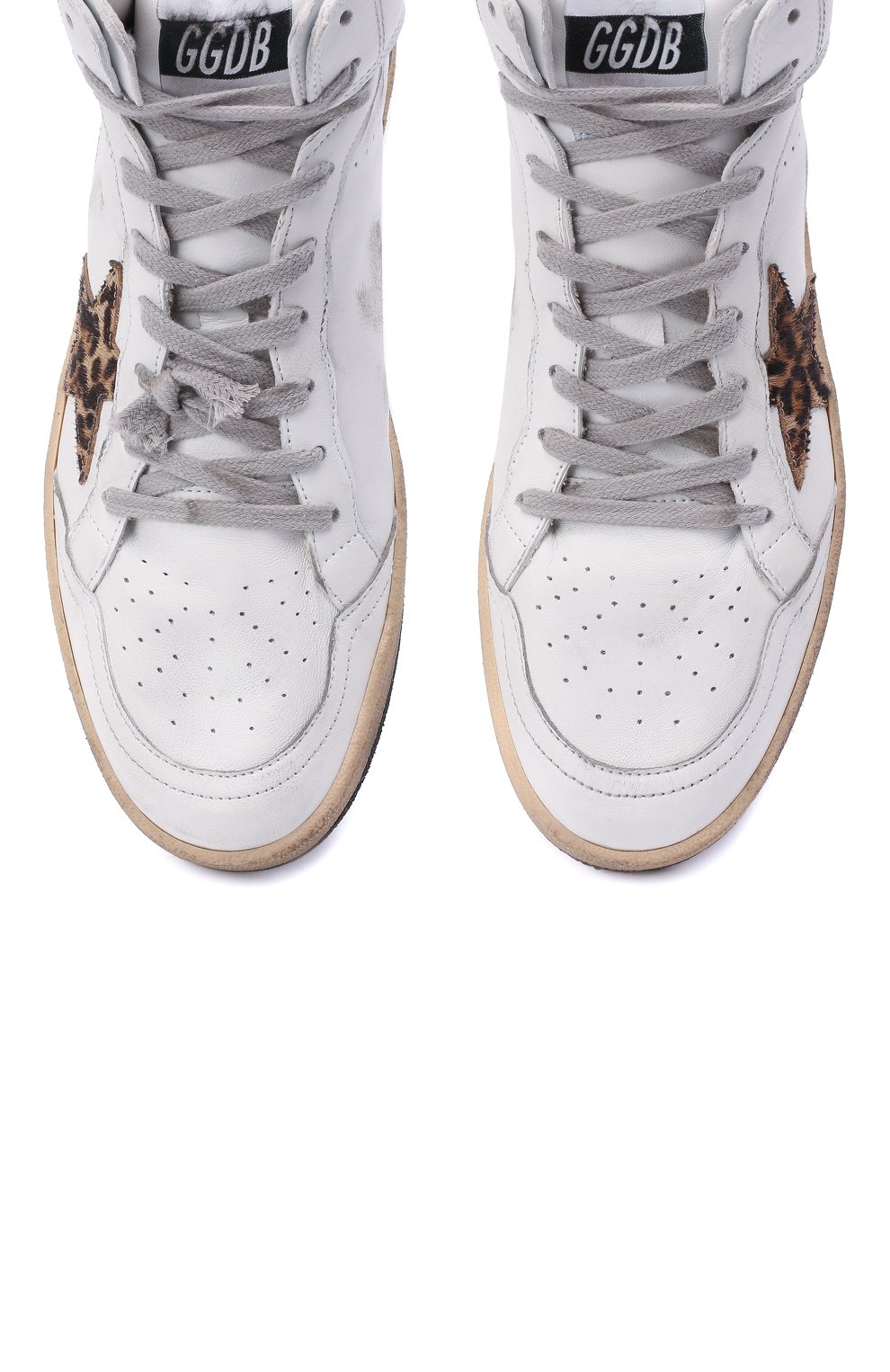 Кожаные кеды sky star GOLDEN GOOSE DELUXE BRAND, арт. GWF00230.F002193, фото 5