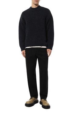 Мужские кожаные ботинки bounce BOTTEGA VENETA бежевого цвета, арт. 651256/V00H0 | Фото 2 (Каблук высота: Высокий; Материал внутренний: Натуральная кожа; Подошва: Массивная; Материал утеплителя: Без утеплителя; Мужское Кросс-КТ: Ботинки-обувь; Материал внешний: Натуральная кожа)