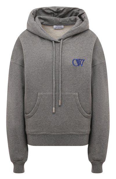 Женский хлопковое худи OFF-WHITE, арт. 0WBB058S24FLE005