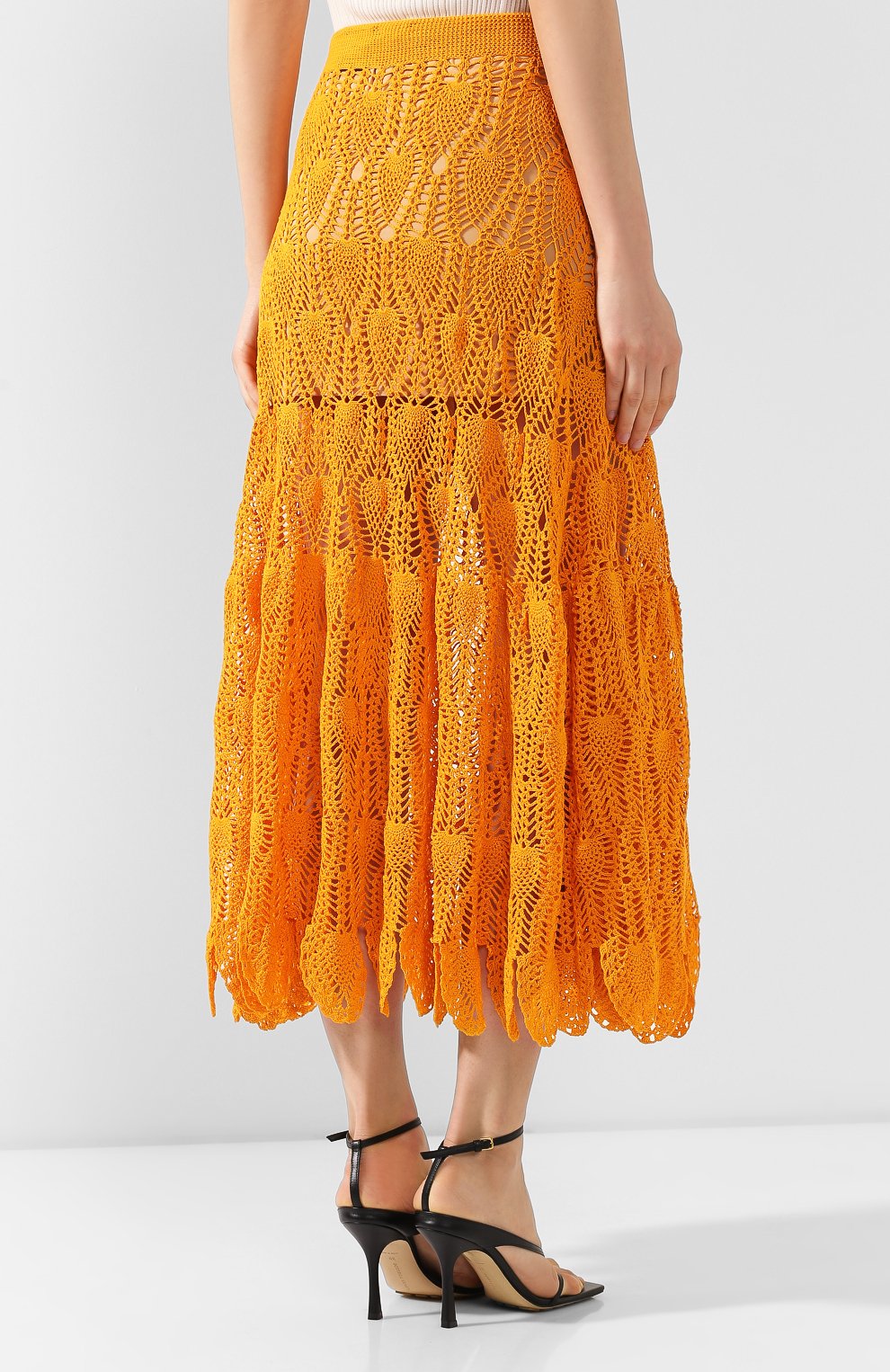 Хлопковая юбка LOEWE, арт. S32950700T, фото 4