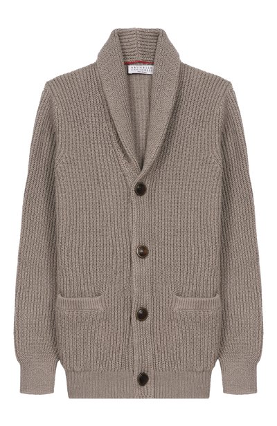 Хлопковый кардиган BRUNELLO CUCINELLI, арт. BNIM75206B