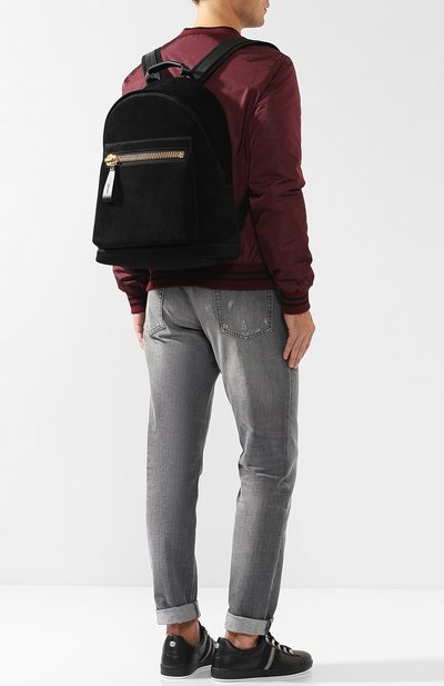 Замшевый рюкзак buckley с внешним карманом на молнии TOM FORD, арт. H0250T-CP6, фото 2